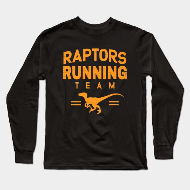 Raptors Running Team Long Sleeve T-Shirt by NicGrayTees